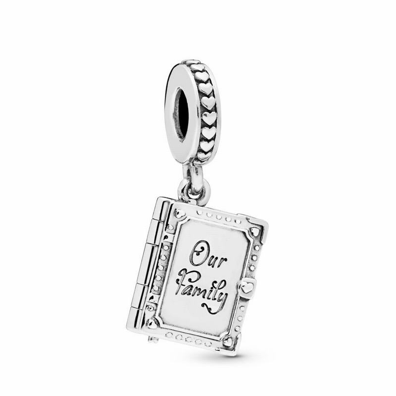 Pandora Australia Family Book Dangle Charm - Sterling Silver | FJGKZX578